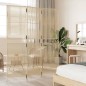 vidaXL Paravent 3-tlg. Beige Poly Rattan vidaXL Paravent 3-tlg. Beige Poly Rattan