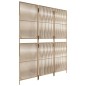 vidaXL Paravent 3-tlg. Beige Poly Rattan vidaXL Paravent 3-tlg. Beige Poly Rattan