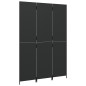 vidaXL Paravent 3-tlg. Schwarz Poly Rattan vidaXL Paravent 3-tlg. Schwarz Poly Rattan