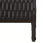 vidaXL Paravent 3-tlg. Schwarz Poly Rattan vidaXL Paravent 3-tlg. Schwarz Poly Rattan
