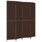 vidaXL Paravent 4-tlg. Braun Poly Rattan vidaXL Paravent 4-tlg. Braun Poly Rattan