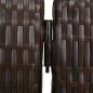 vidaXL Paravent 4-tlg. Braun Poly Rattan vidaXL Paravent 4-tlg. Braun Poly Rattan
