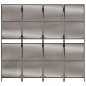 vidaXL Paravent 4-tlg. Braun Poly Rattan vidaXL Paravent 4-tlg. Braun Poly Rattan