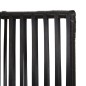 vidaXL Paravent 5-tlg. Schwarz Poly Rattan vidaXL Paravent 5-tlg. Schwarz Poly Rattan