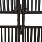 vidaXL Paravent 5-tlg. Schwarz Poly Rattan vidaXL Paravent 5-tlg. Schwarz Poly Rattan