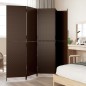 vidaXL Paravent 5-tlg. Braun Poly Rattan vidaXL Paravent 5-tlg. Braun Poly Rattan