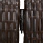 vidaXL Paravent 5-tlg. Braun Poly Rattan vidaXL Paravent 5-tlg. Braun Poly Rattan