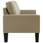 vidaXL 3-Sitzer-Sofa Cappuccino-Braun Kunstleder vidaXL 3-Sitzer-Sofa Cappuccino-Braun Kunstleder