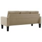 vidaXL 3-Sitzer-Sofa Cappuccino-Braun Kunstleder vidaXL 3-Sitzer-Sofa Cappuccino-Braun Kunstleder