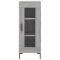 vidaXL Highboard Grau Sonoma 34,5x34x180 cm Holzwerkstoff vidaXL Highboard Grau Sonoma 34,5x34x180 cm Holzwerkstoff