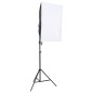 vidaXL Fotostudio-Set mit Beleuchtung, Hintergrund und Reflektor vidaXL Fotostudio-Set mit Beleuchtung, Hintergrund und Reflektor