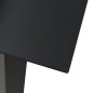 5-tlg. Garten-Essgruppe Schwarz PVC Rattan 5-tlg. Garten-Essgruppe Schwarz PVC Rattan