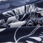 vidaXL Bettwäsche-Set Blumenmuster Marineblau 140x220/60x70 cm vidaXL Bettwäsche-Set Blumenmuster Marineblau 140x220/60x70 cm