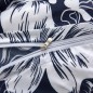 vidaXL Bettwäsche-Set Blumenmuster Marineblau 140x220/60x70 cm vidaXL Bettwäsche-Set Blumenmuster Marineblau 140x220/60x70 cm