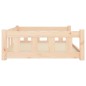 vidaXL Hundebett 105,5x75,5x28 cm Massivholz Kiefer vidaXL Hundebett 105,5x75,5x28 cm Massivholz Kiefer