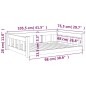 vidaXL Hundebett 105,5x75,5x28 cm Massivholz Kiefer vidaXL Hundebett 105,5x75,5x28 cm Massivholz Kiefer