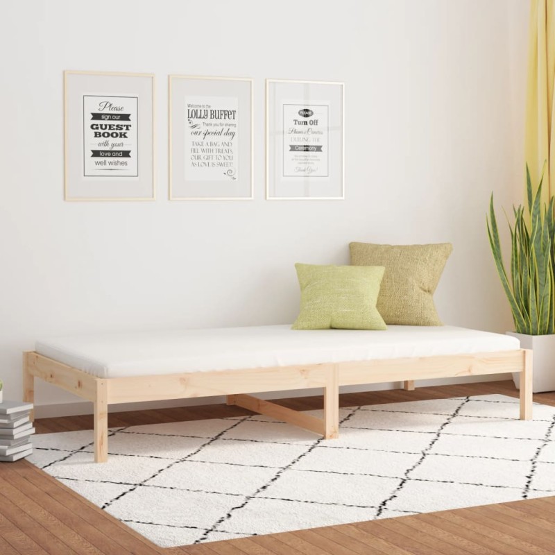 vidaXL Tagesbett 80x200 cm Massivholz Kiefer vidaXL Tagesbett 80x200 cm Massivholz Kiefer