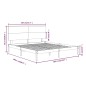 vidaXL Massivholzbett 180x200 cm vidaXL Massivholzbett 180x200 cm