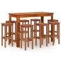 vidaXL 9-tlg. Gartenbar-Set Massivholz Akazie vidaXL 9-tlg. Gartenbar-Set Massivholz Akazie