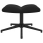 vidaXL Relaxsessel mit Hocker Schwarz Samt vidaXL Relaxsessel mit Hocker Schwarz Samt