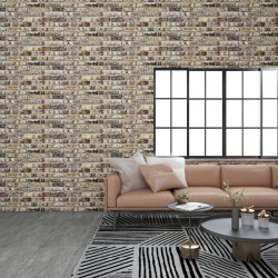 vidaXL 3D-Wandverkleidungen 11 Stk. Mehrfarbig Steinoptik EPS