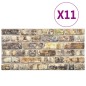 vidaXL 3D-Wandverkleidungen 11 Stk. Mehrfarbig Steinoptik EPS vidaXL 3D-Wandverkleidungen 11 Stk. Mehrfarbig Steinoptik EPS