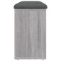 vidaXL Schuhbank Grau Sonoma 102x32x50 cm Holzwerkstoff vidaXL Schuhbank Grau Sonoma 102x32x50 cm Holzwerkstoff