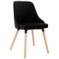 Esszimmerstühle 4 Stk. Schwarz Samt Esszimmerstühle 4 Stk. Schwarz Samt