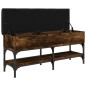 vidaXL Schuhbank Räuchereiche 102x32x45 cm Holzwerkstoff vidaXL Schuhbank Räuchereiche 102x32x45 cm Holzwerkstoff