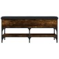 vidaXL Schuhbank Räuchereiche 102x32x45 cm Holzwerkstoff vidaXL Schuhbank Räuchereiche 102x32x45 cm Holzwerkstoff