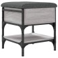 vidaXL Schuhbank Grau Sonoma 42x42x45 cm Holzwerkstoff vidaXL Schuhbank Grau Sonoma 42x42x45 cm Holzwerkstoff