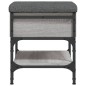 vidaXL Schuhbank Grau Sonoma 42x42x45 cm Holzwerkstoff vidaXL Schuhbank Grau Sonoma 42x42x45 cm Holzwerkstoff