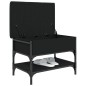 vidaXL Schuhbank Schwarz 62x42x45 cm Holzwerkstoff vidaXL Schuhbank Schwarz 62x42x45 cm Holzwerkstoff