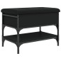 vidaXL Schuhbank Schwarz 62x42x45 cm Holzwerkstoff vidaXL Schuhbank Schwarz 62x42x45 cm Holzwerkstoff