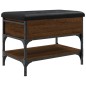 vidaXL Schuhbank Braun Eichen-Optik 62x42x45 cm Holzwerkstoff vidaXL Schuhbank Braun Eichen-Optik 62x42x45 cm Holzwerkstoff