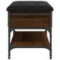 vidaXL Schuhbank Braun Eichen-Optik 62x42x45 cm Holzwerkstoff vidaXL Schuhbank Braun Eichen-Optik 62x42x45 cm Holzwerkstoff