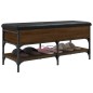 vidaXL Schuhbank Braun Eichen-Optik 102x42x45 cm Holzwerkstoff vidaXL Schuhbank Braun Eichen-Optik 102x42x45 cm Holzwerkstoff