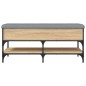 vidaXL Schuhbank Sonoma-Eiche 102x42x45 cm Holzwerkstoff vidaXL Schuhbank Sonoma-Eiche 102x42x45 cm Holzwerkstoff