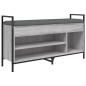 vidaXL Schuhbank Grau Sonoma 105,5x32x57,5 cm Holzwerkstoff vidaXL Schuhbank Grau Sonoma 105,5x32x57,5 cm Holzwerkstoff