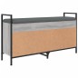 vidaXL Schuhbank Grau Sonoma 105,5x32x57,5 cm Holzwerkstoff vidaXL Schuhbank Grau Sonoma 105,5x32x57,5 cm Holzwerkstoff