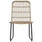 5-tlg. Garten-Essgruppe Poly Rattan und Glas 5-tlg. Garten-Essgruppe Poly Rattan und Glas
