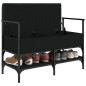vidaXL Schuhbank Schwarz 85,5x42x57,5 cm Holzwerkstoff vidaXL Schuhbank Schwarz 85,5x42x57,5 cm Holzwerkstoff