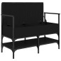 vidaXL Schuhbank Schwarz 85,5x42x57,5 cm Holzwerkstoff vidaXL Schuhbank Schwarz 85,5x42x57,5 cm Holzwerkstoff