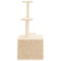 vidaXL Kratzbaum mit Sisal-Kratzsäulen Creme 110 cm vidaXL Kratzbaum mit Sisal-Kratzsäulen Creme 110 cm