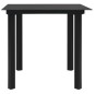 5-tlg. Garten-Essgruppe Poly Rattan und Glas 5-tlg. Garten-Essgruppe Poly Rattan und Glas