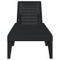 vidaXL Sonnenliege Anthrazit 186x60x29 cm PP vidaXL Sonnenliege Anthrazit 186x60x29 cm PP