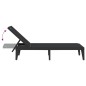 vidaXL Sonnenliege Anthrazit 186x60x29 cm PP vidaXL Sonnenliege Anthrazit 186x60x29 cm PP