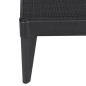 vidaXL Sonnenliege Anthrazit 186x60x29 cm PP vidaXL Sonnenliege Anthrazit 186x60x29 cm PP