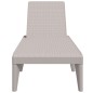 vidaXL Sonnenliege Cappuccino-Braun 186x60x29 cm PP vidaXL Sonnenliege Cappuccino-Braun 186x60x29 cm PP