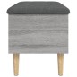 vidaXL Sitzbank mit Stauraum Grau Sonoma 82x42x46 cm Holzwerkstoff vidaXL Sitzbank mit Stauraum Grau Sonoma 82x42x46 cm Holzwerkstoff